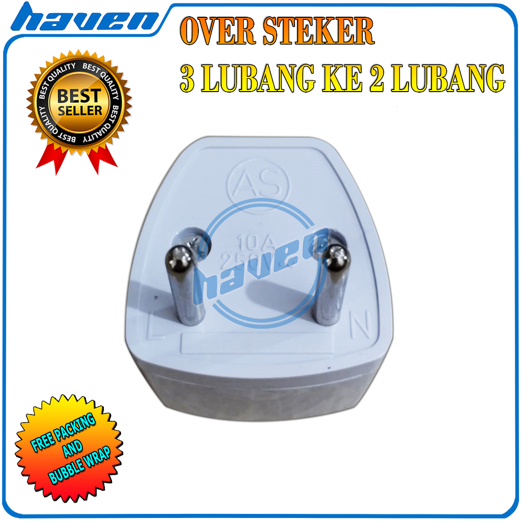TRAVEL ADAPTOR COLOKAN BULAT /  OVERSTEKER / STEKER BULAT