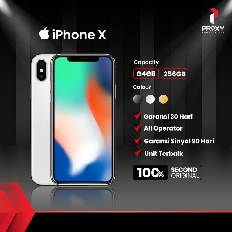 iphone x 256 inter ibox fullset