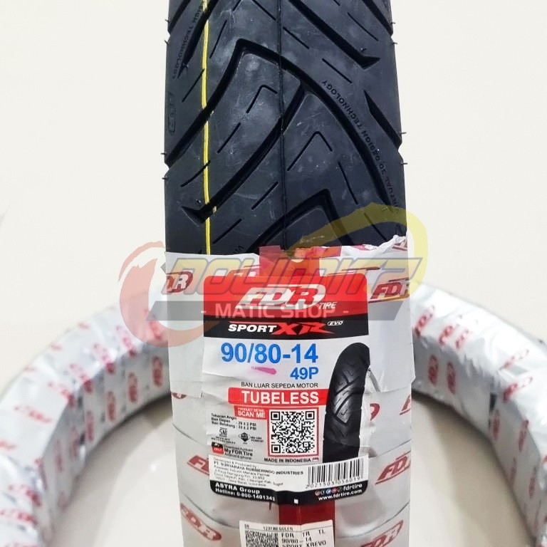 Ban Tubeless FDR Sport XR Evo 90/80 - 14 Vario Beat Scoopy Genio Mio