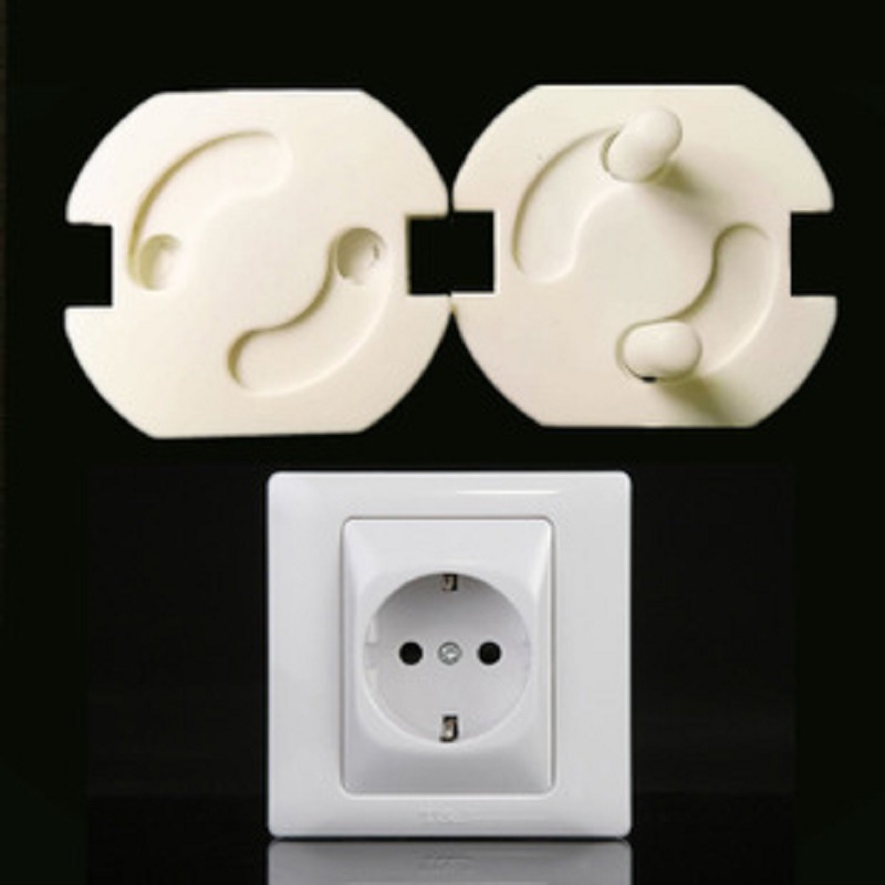 SS Pengaman Stop Kontak Otomatis Electrick Socket Protection Automatic Penutup Colokan Listrik Baby Safety Socket Cover