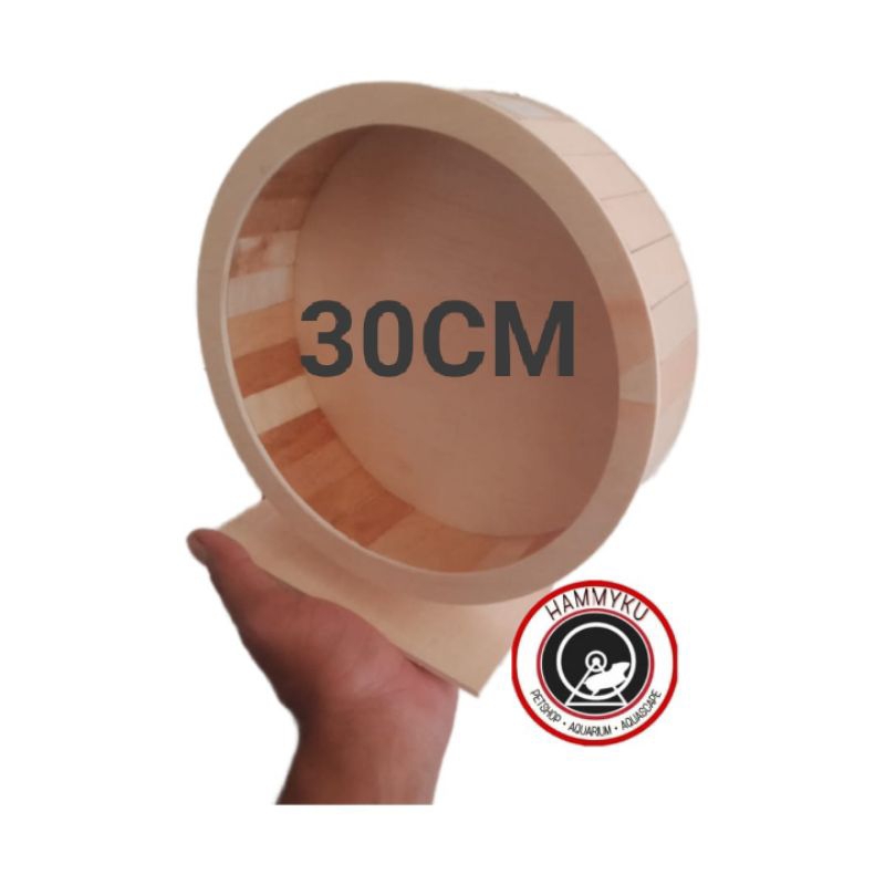 Mainan Hamster Wheel Kayu Hamster Kincir Hamster 30cm