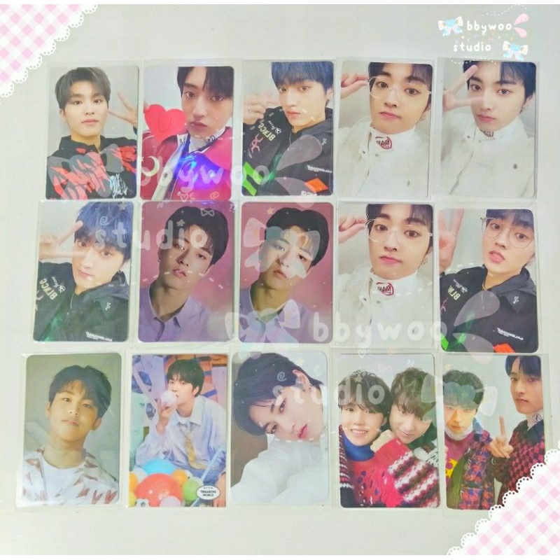 (READY) Photocard/PC Treasure Haruto, Asahi, Doyoung , Jeongwoo, Junghwan official album jikjin