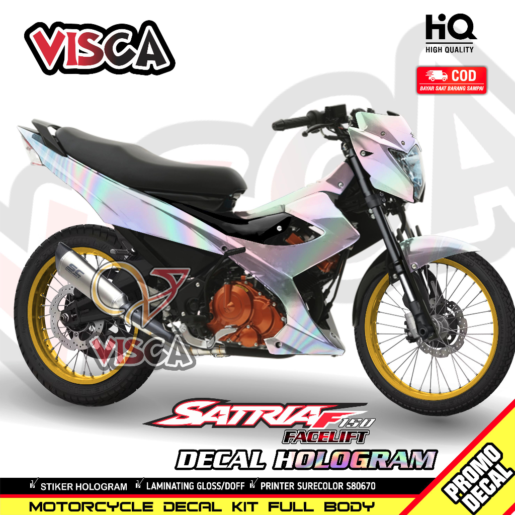 Decal Satria Fu Facelift 2014 Full Body Stiker Satria Fu Facelift 2014 Full Body Striping Satria Fu 