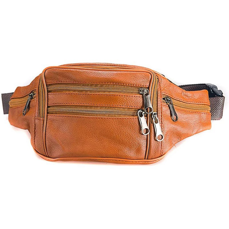 TAS SELEMPANG KULIT ASLI TAS PINGGANG KULIT ASLI WAIST BAG PRIA KULIT TAS PRIA MURAH MERIAH