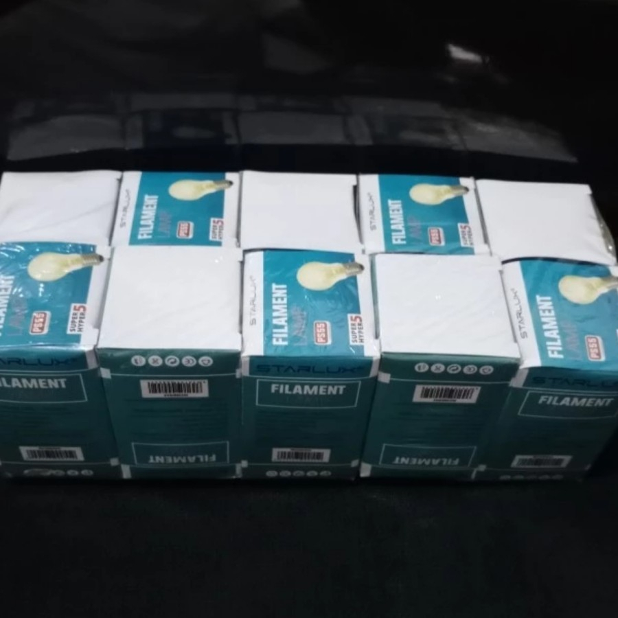 Bohlam Bola Lampu Pijar Hyper Starlux 5W 5 Watt Filamen Lampu Hias Penetas Telur Kandang Ayam