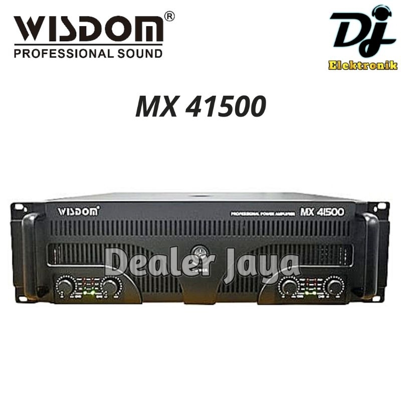 Power Amplifier Wisdom MX 41500 / MX41500 - 4 channel