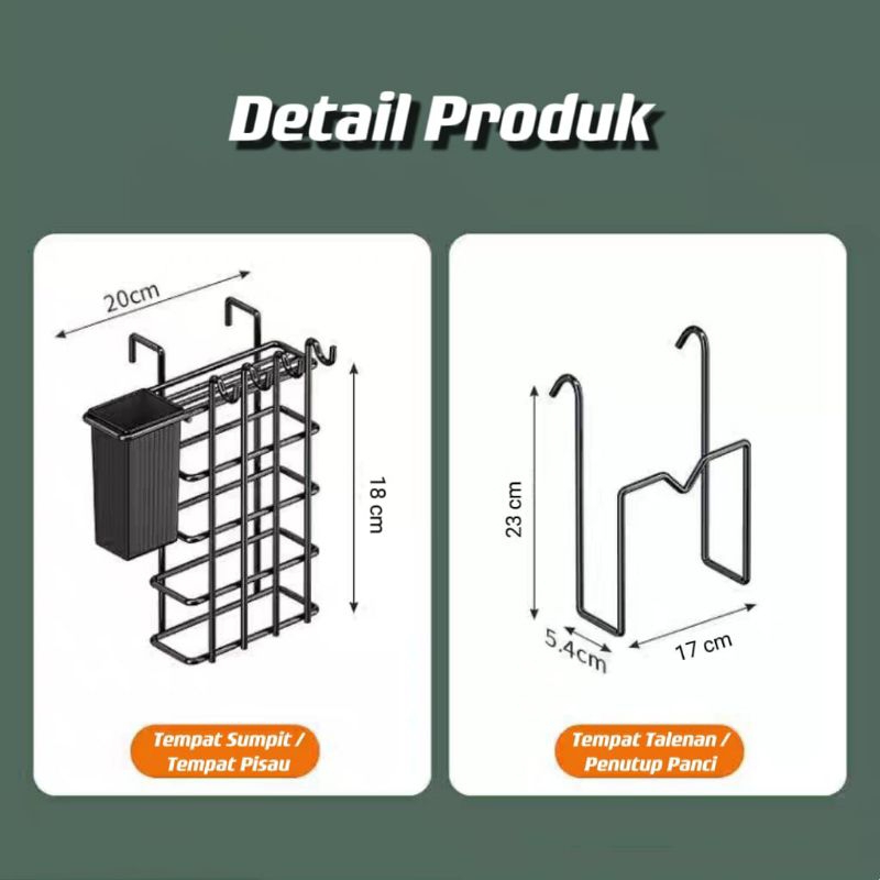 Rak Dapur Rak Piring Rak Serbaguna Rak Dish Drainer Dengan Aksesoris⭐ Supertop ⭐