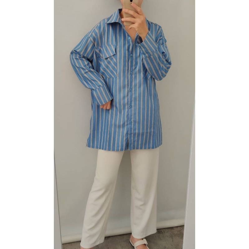 flap pocket shirt/Giva shirt