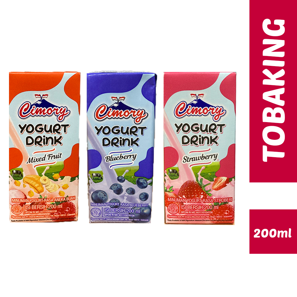 Cimory Yogurt Drink Blueberry Strawberry Mixed Fruit 200ml