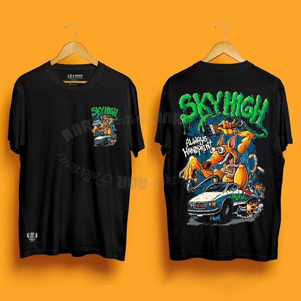 Kaos Distro Premium Pria Unisex Karikatur Theme