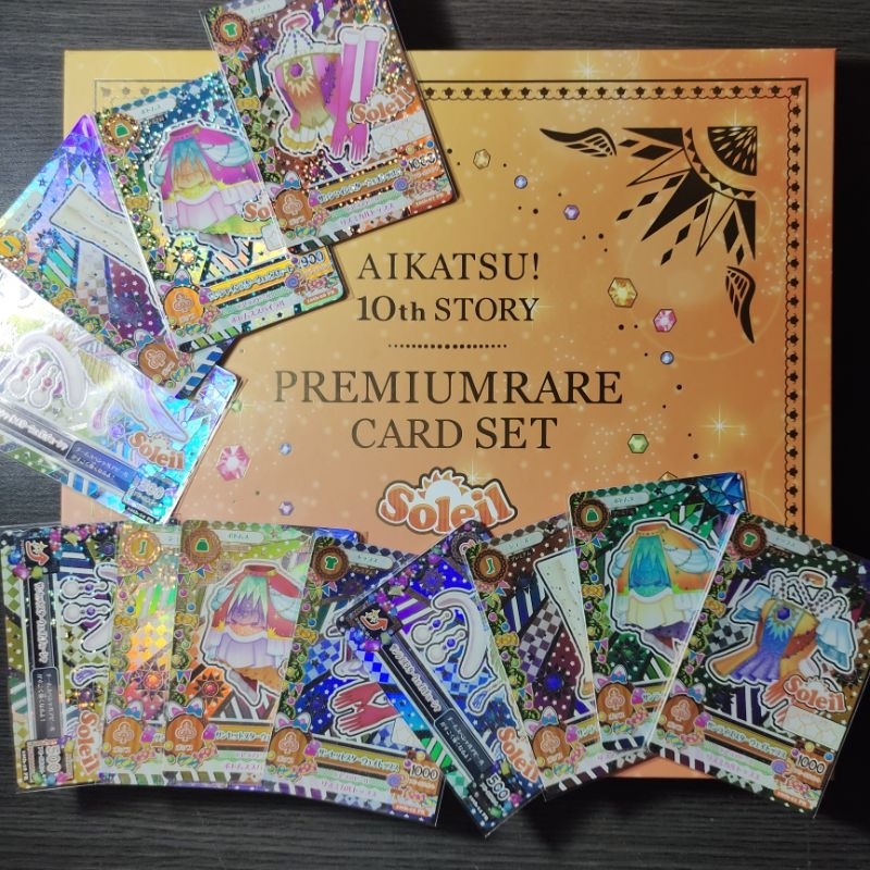 [READY - LAST STOCK] AIKATSU 10TH STORY (ANNIVERSARY) PREMIUM RARE CARD SET SOLEIL VER.