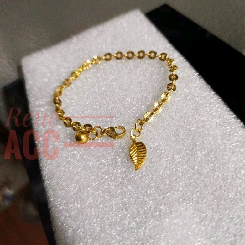 gelang tangan Nuri gold silver anti luntur dan anti karat