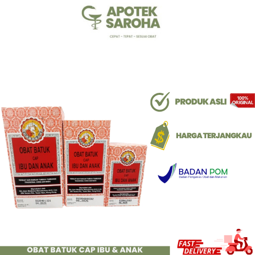 

OBAT HERBAL BATUK CAP IBU & ANAK | NIN JIOM PAI PA KOA