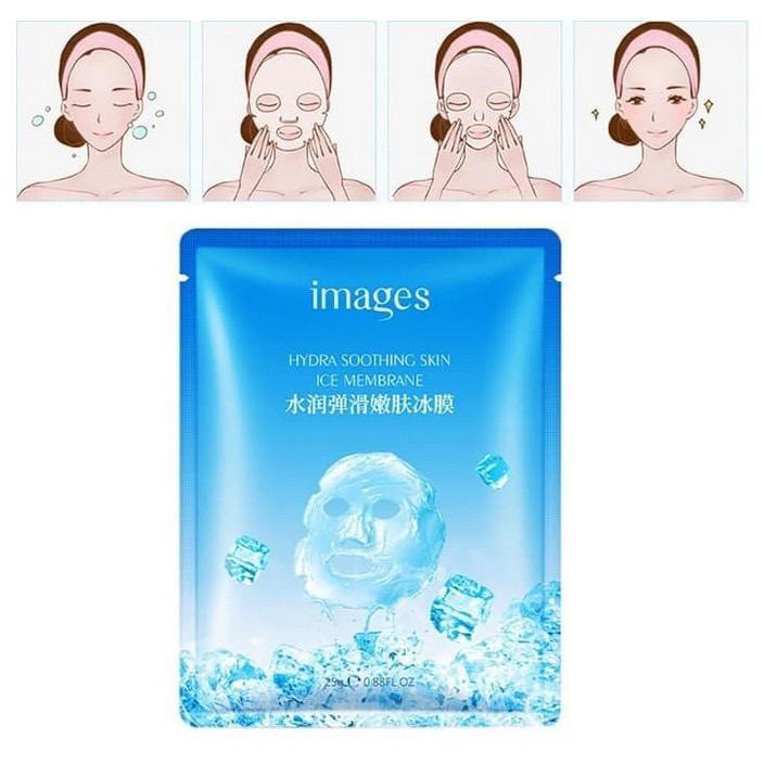 Masker IMAGES HYDRA SOOTHING SKIN ICE MEMBRANE MASK FACIAL CARE SHEET