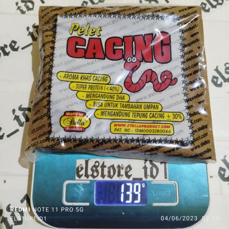 Umpan Pancing Stella Pelet CACING