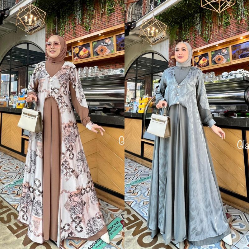 ARABELLA 2 GLZ / ARABELLA GLZ / tokobajuzidan / Arabella Glamz / armani jaguard ceruty babydoll gami