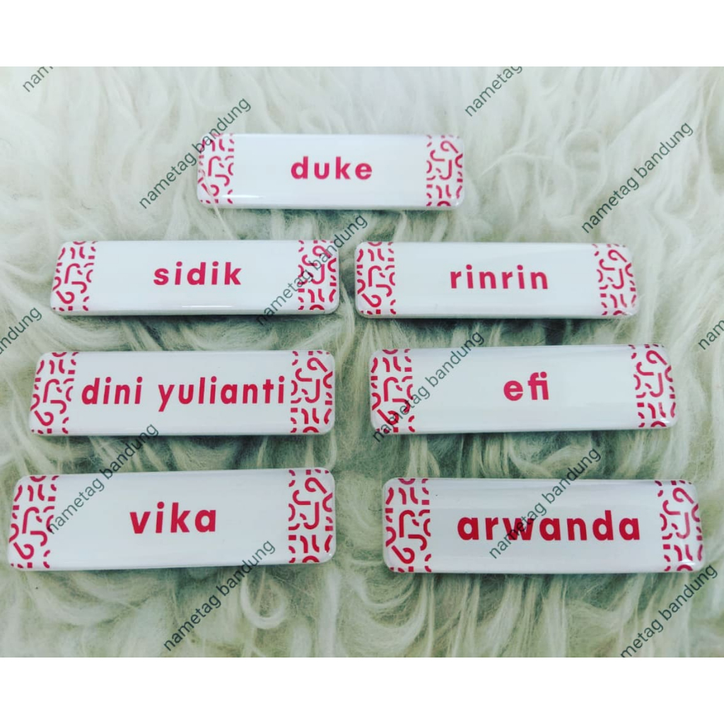 

Nametag Matahari Magnet