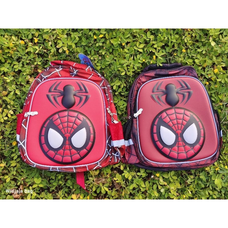 TAS RANSEL SEKOLAH ANAK TK TIMBUL PREMIUM ORIGINAL HSD SPIDERMAN MAROON