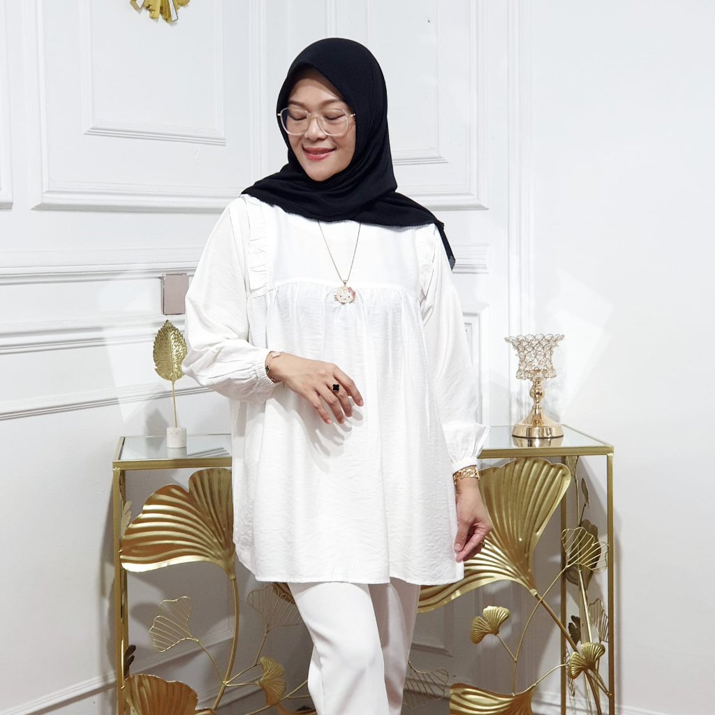Atasan Wanita Jumbo Model Aqila Bahan Katun Ld 125