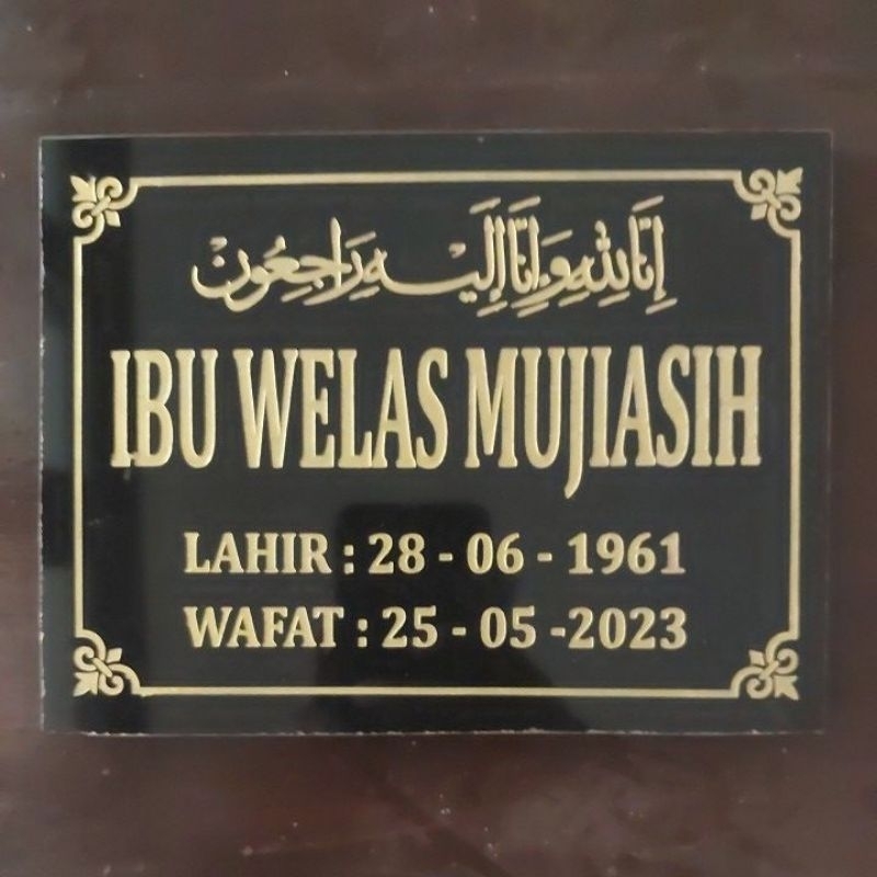 Batu Nisan Makam Nama Muslim Granit Tile Terbaik