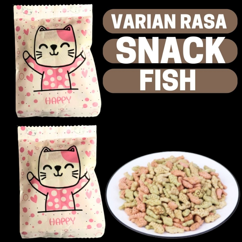 Snack Cemilan Kucing Milk Fish Terlaris FEFARM