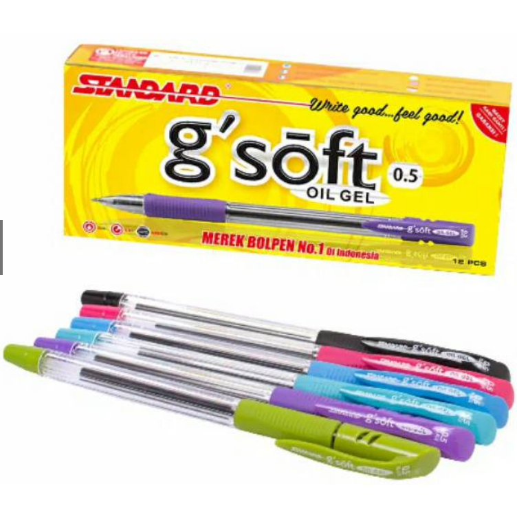 

Pulpen G Soft Standard Pulpen Hitam