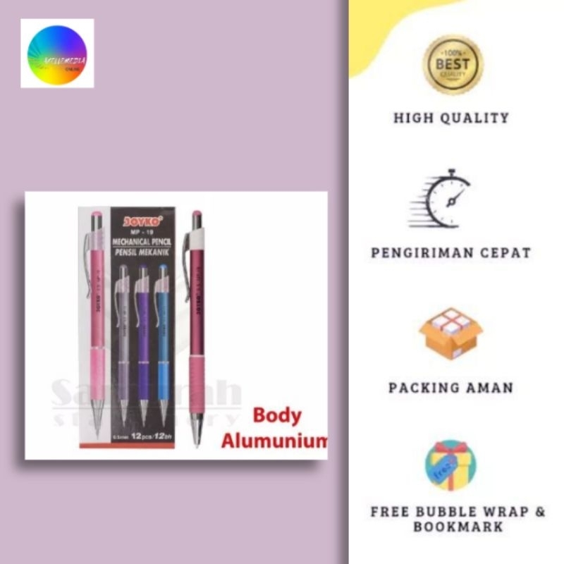 

Pensil Mekanik Joyko MP-19 0.5 mm / Mechanical Pencil MP 19 isi 05(Ecer) / Pensil Cetek isi ulang