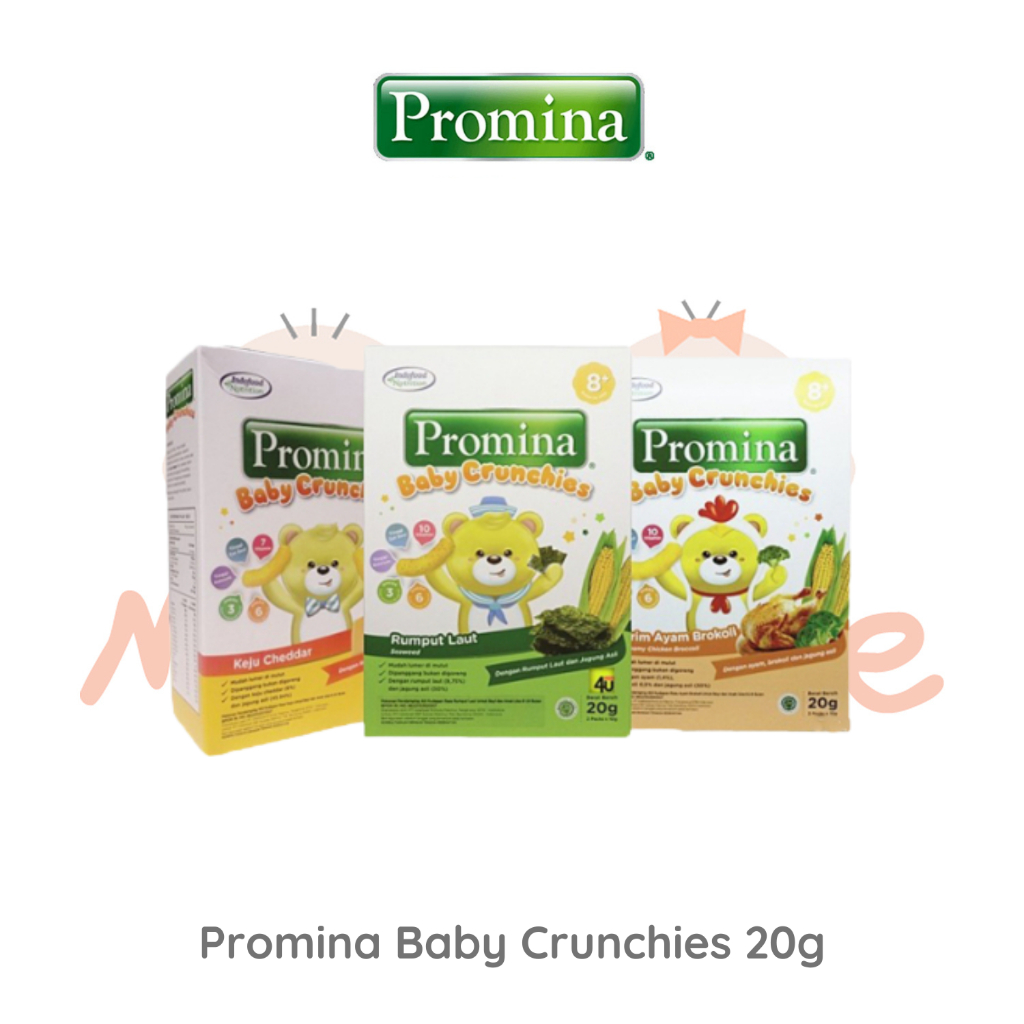 Promina Baby Crunchies Snack Makanan Ringan Camilan Bayi 20g