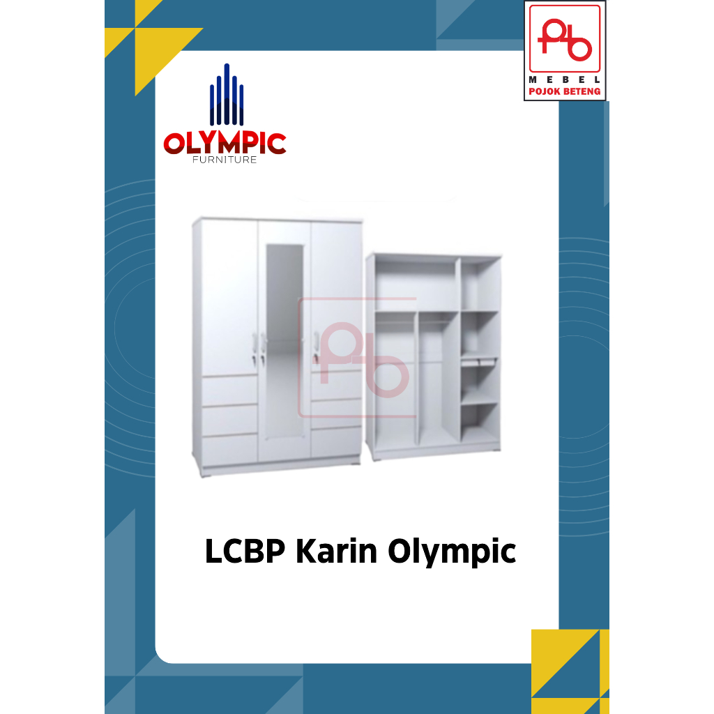 Lemari Olympic LCBP Karin 3 Pintu Jogja