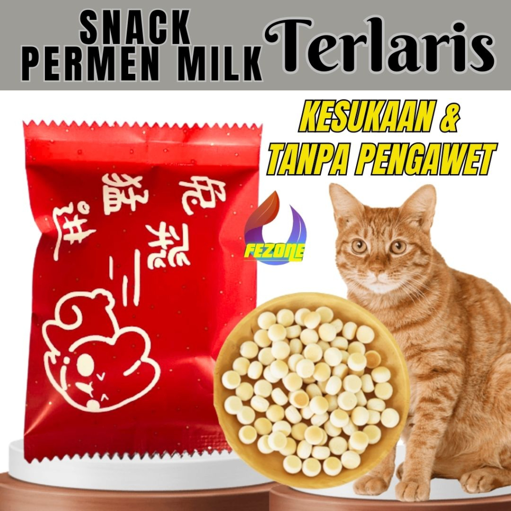 Permen Milkburn Kesukaan Cemilan Kucing FEZONE