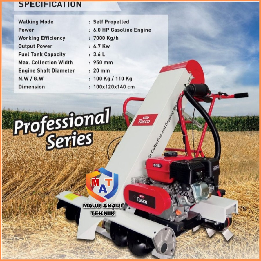 MESIN PANEN PADI PENGERING GABAH PADI TASCO GRAIN BAGGING MACHINE PADI