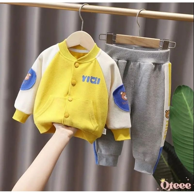 SETELAN SWEATER  ANAK TERBARU /BAJU OLAH RAGA ANAK 1-5 THN