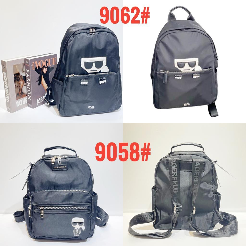 Tas Ransel Wanita Import Karl Nylon Backpack