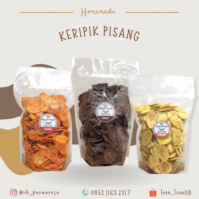 

Keripik Pisang Raja Nangka Aneka Rasa