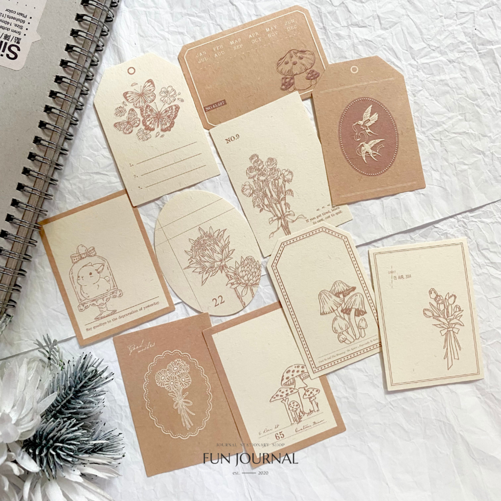 

EMBOSS NOTE PAPER PACK UNTUK JOURNAL JURNAL PLANNING PLANNER DIY SCRAPBOOK BUJO