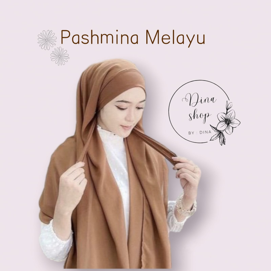 Hijab Melayu Instan Shawl Malaysian Shawl termurah