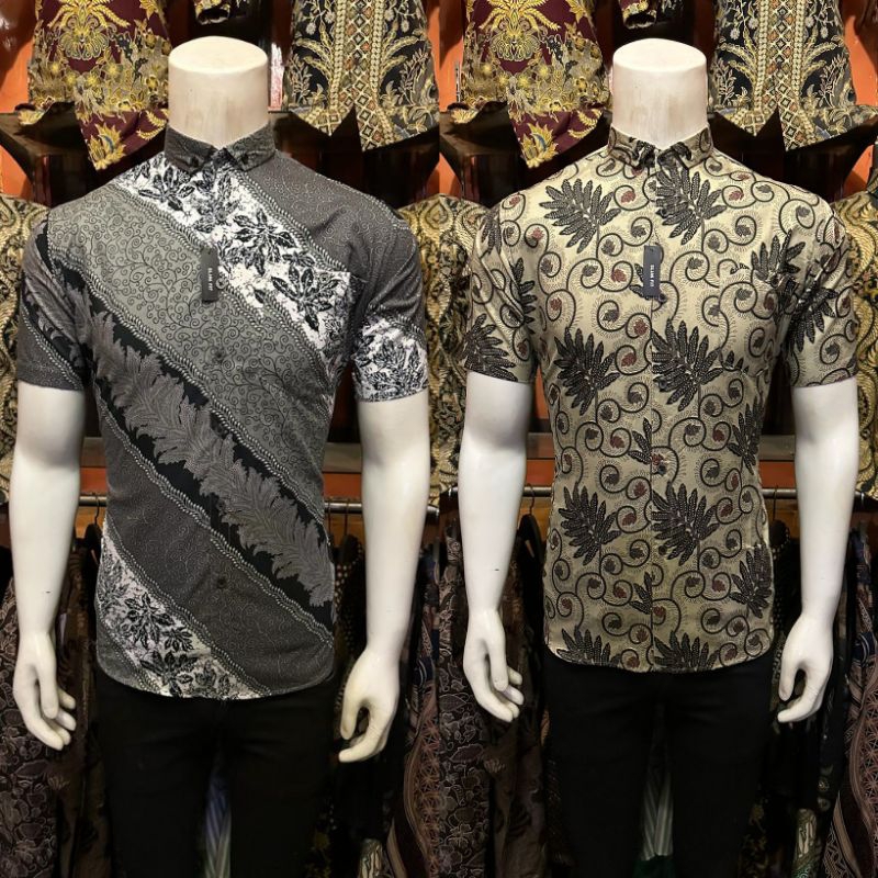 PROMO KEMEJA BATIK LENGAN PENDEK MASA KINI TERMURAH DAN TERBARU