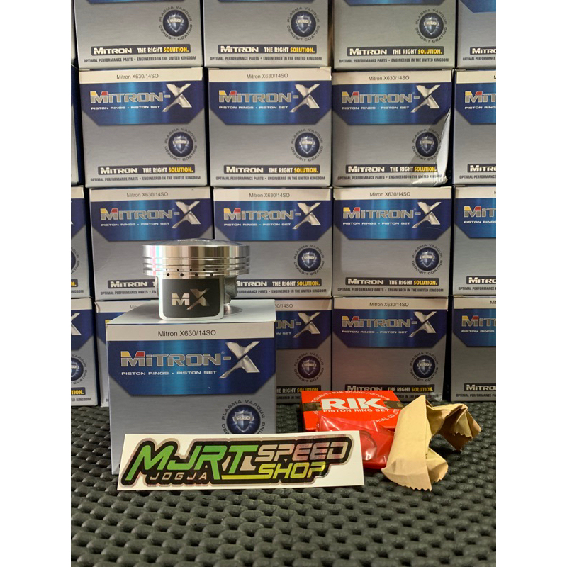 PISTON MITRON X DIAMETER 63MM PIN 14 RING RIK JAPAN