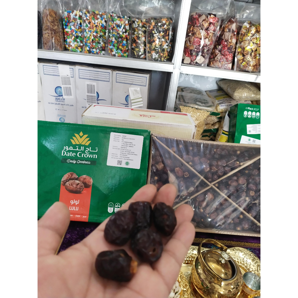 kurma Lulu DATE CROWN 100% Original kemasan selalu terbaru