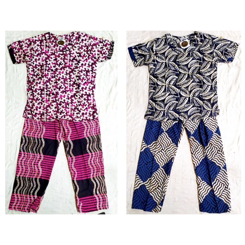 Setelan Daster LuZa SPK ABG IBR | Set Celana Panjang Lu-Za Batik Pekalongan