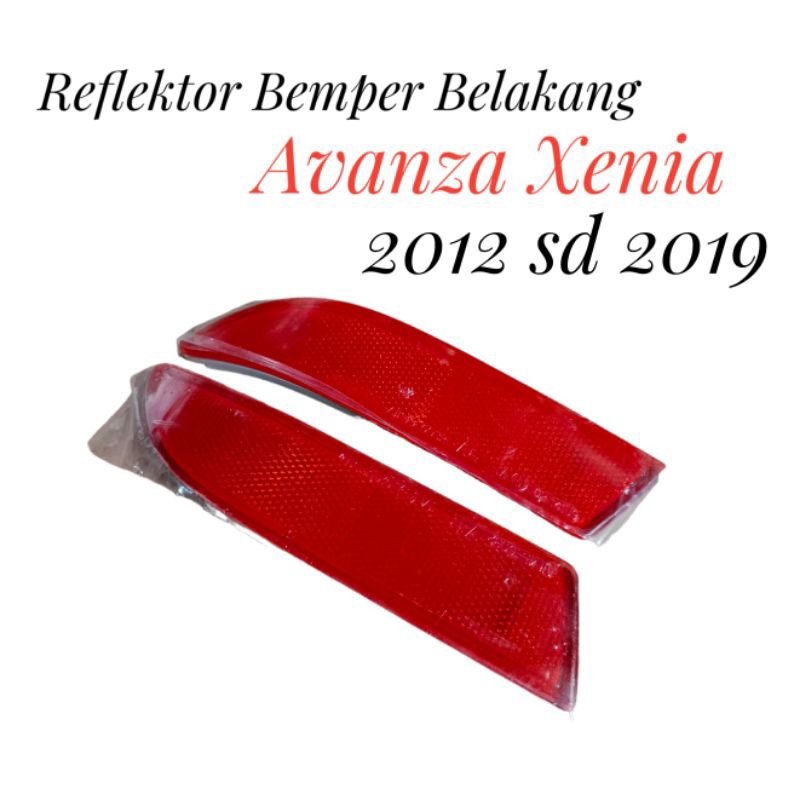 Reflektor - Mata Kucing Bemper Belakang Avanza Xenia 2012 sd 2019 Mata Kucing Belakang Avanza Xenia