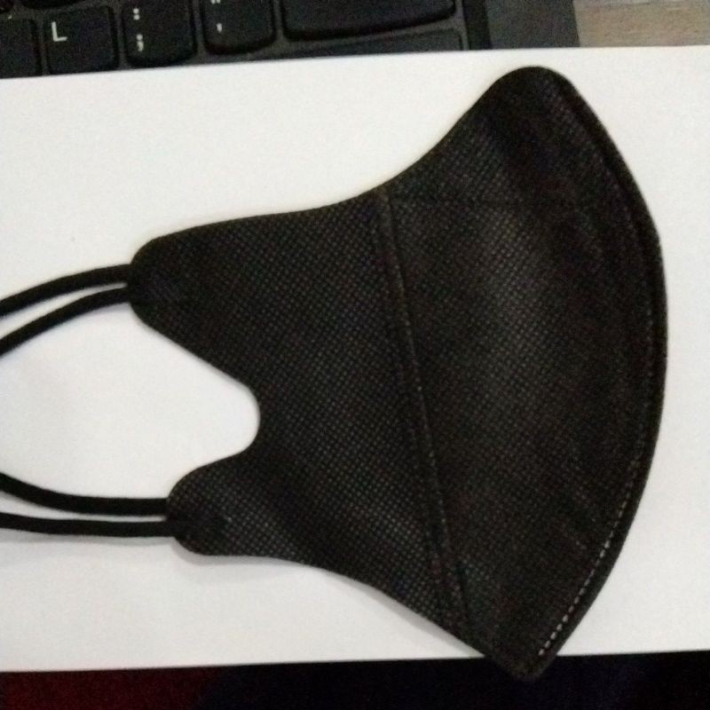 ⭐BAGUS⭐ Masker Duckbill 3Ply 10Pcs Mask Earloop 3D | Hitam  Putih Protective Mask Duckbill