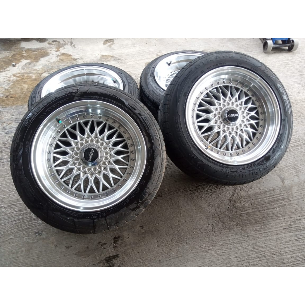 VELG SECOND MOBIL RACING BBS RING 16X8/9 HOLE 4X100/114 + BAN GT