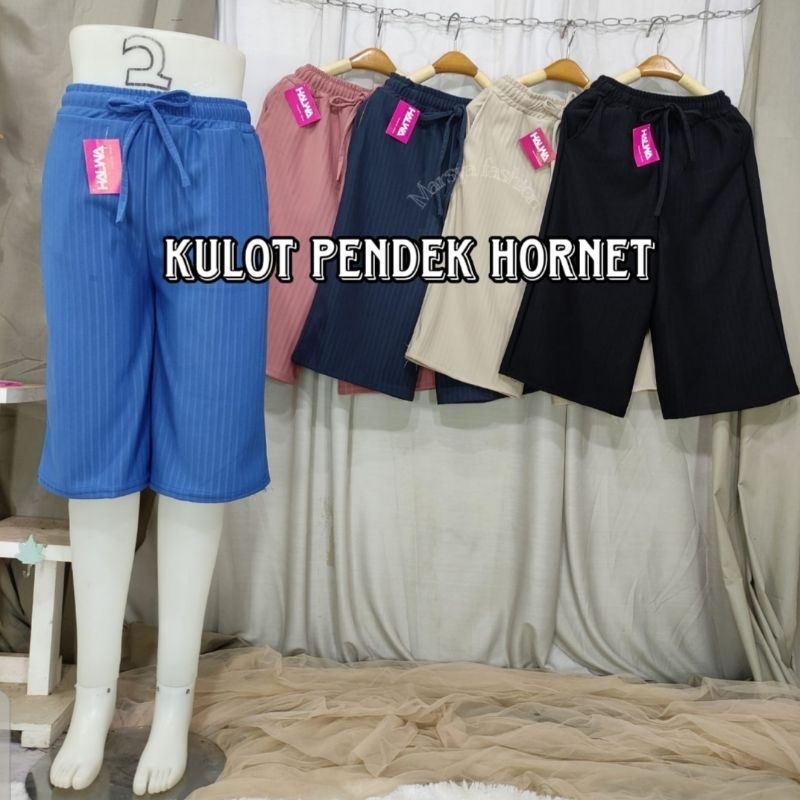 Celana Kulot Hornet Pendek 7/8 Jumbo
