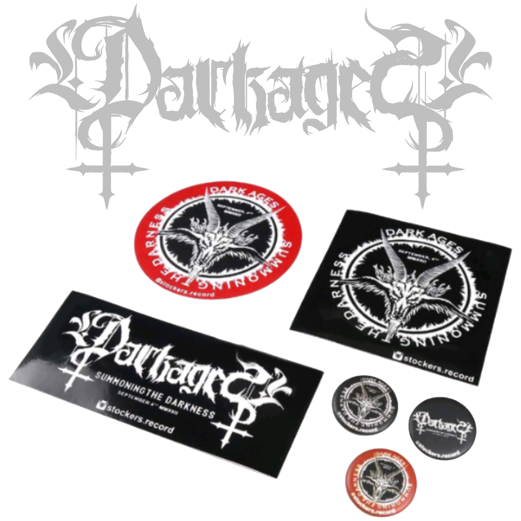 

Stiker dan pin pack Dark Ages