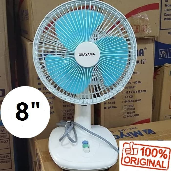 Kipas Angin Sogo SG-803/OKAYAMA Desk fan 8 inci BERGARANSI RESMI