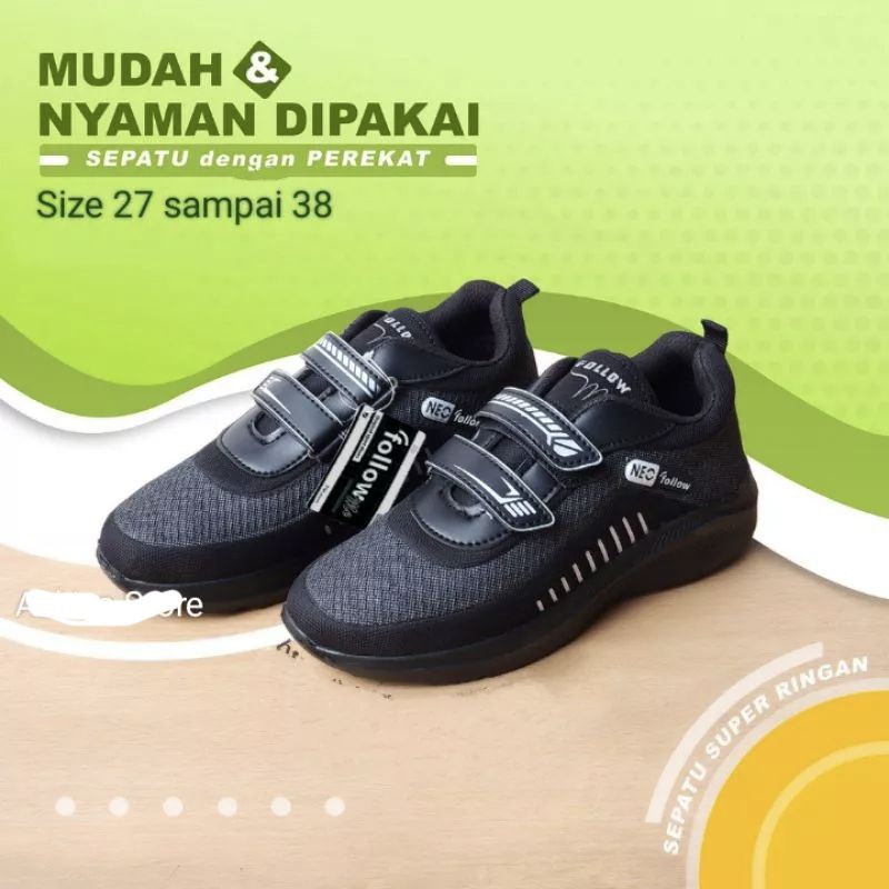 Sepatu Sekolah/Sepatu Anak SD/Sepatu Anak Laki2/Wanita