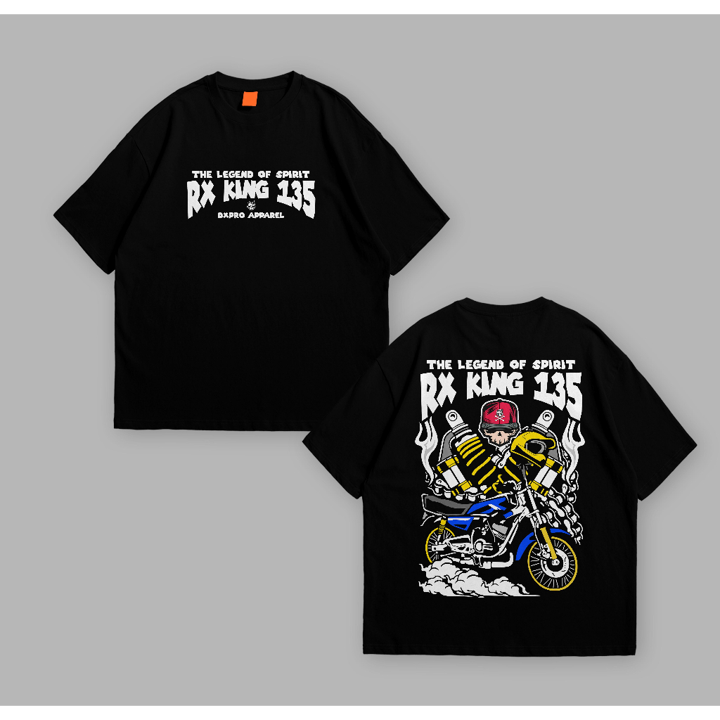 Oversize T-Shirt Kaos RX KING Sunmori Street Heavy Cotton 20s