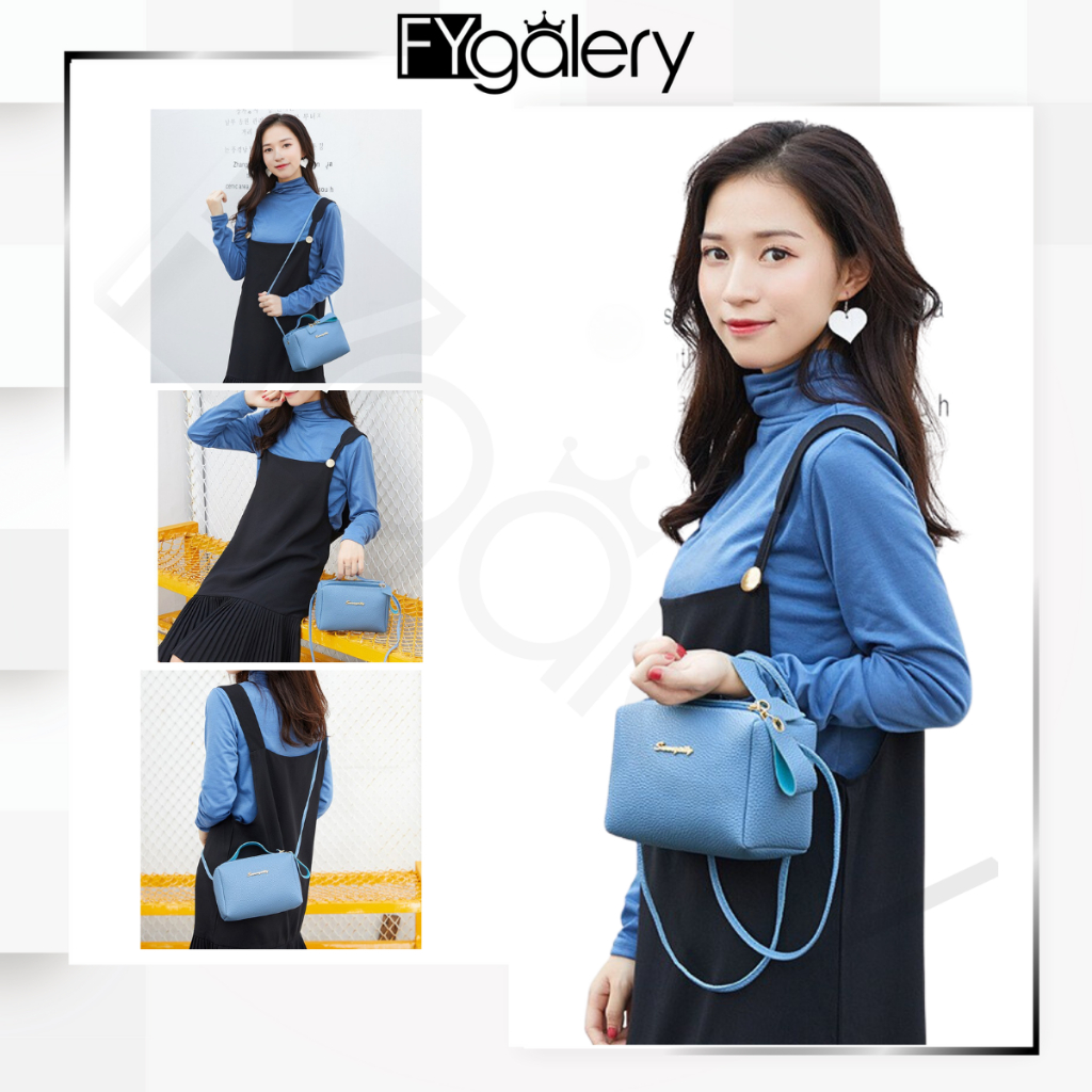 FYGALERY FYG1351 Tas Selempang Lonjong Wanita Tas Perempuan Sunny City Murah