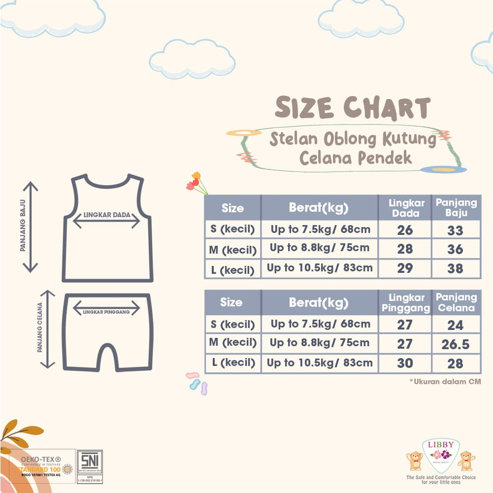 Libby Stelan Oblong Singlet -  3Pcs - Summer Games Series